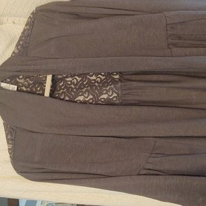 Laced back ladies top